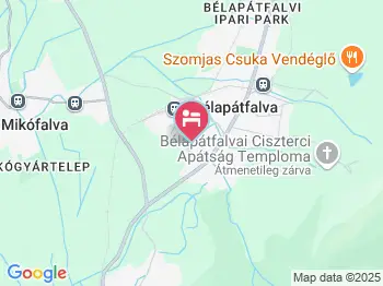 Viola Apartman Bélapátfalva a térképen