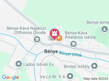 Szent Vince Bénye a térképen