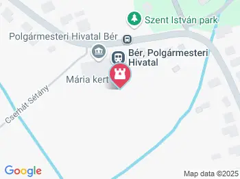 Mária-kert Bér a térképen