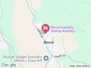 Bercel Kastély Bercel a térképen