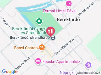 Aranypart Étterem Berekfürdő a térképen