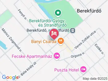 Berek Hotel Berekfürdő a térképen
