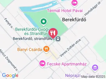 Park Étterem Berekfürdő a térképen