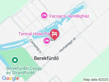 Páva Apartmanok Berekfürdő a térképen