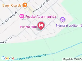 Puszta Hotel Berekfürdő a térképen