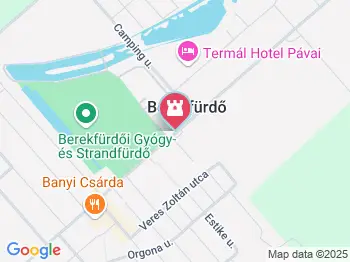 Szent László király templom Berekfürdő a térképen