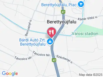 1. sz. Kisvendéglő Berettyóújfalu a térképen