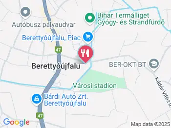 Hullám Étterem Berettyóújfalu a térképen