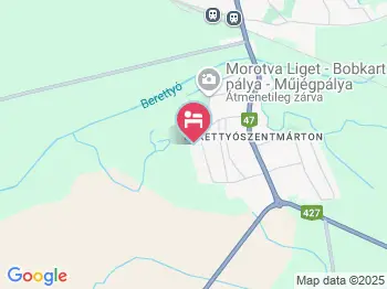 Jurta Üdülőházak Berettyóújfalu a térképen