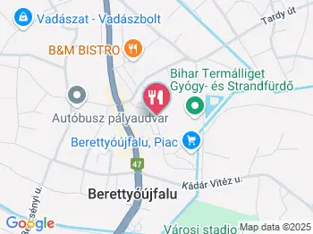 Klaudia Söröző Berettyóújfalu a térképen