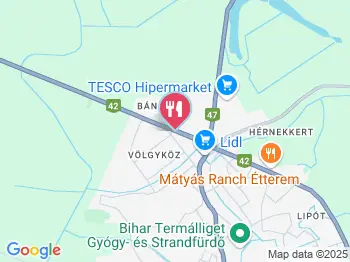 Stop Vendéglő Berettyóújfalu a térképen