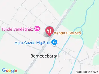 Ventúra Söröző Bernecebaráti a térképen