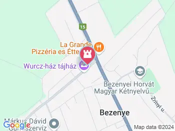 Bezenyei Horvát Tájház Bezenye a térképen