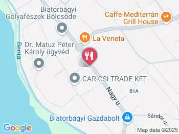 Álbiná Pékség Biatorbágy a térképen