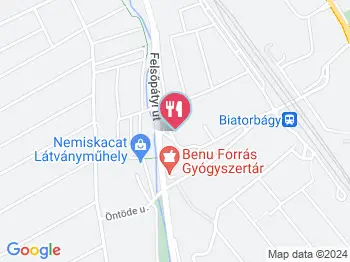 Aranora Cukrászműhely Biatorbágy a térképen