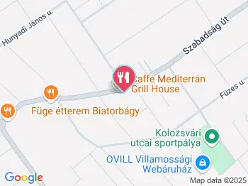 Caffe Mediterrán Grill House Biatorbágy a térképen