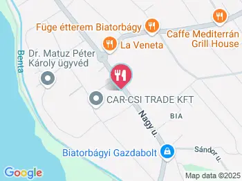 Gida Udvar Étterem Panzió Biatorbágy a térképen