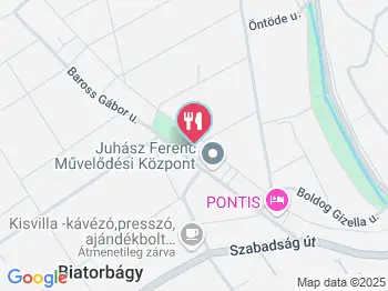 Kettőspont Kávézó Biatorbágy a térképen