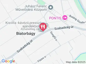 KisVilla Biatorbágy a térképen