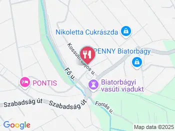 Napsugár Presszó Biatorbágy a térképen