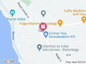 Sándor–Metternich-kastély Biatorbágy a térképen