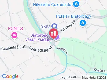 Subway Étterem Biatorbágy a térképen