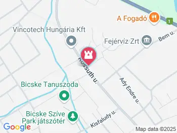 Batthyány-kastély Bicske a térképen