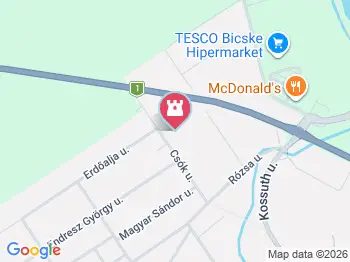 Bicskei pincesor Bicske a térképen