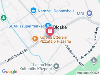 Cégér Bicske a térképen