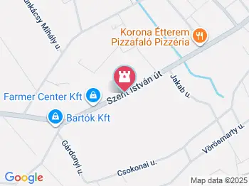 Az emlékezés virága Bicske a térképen