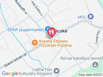 Fehér Holló Panzió és Étterem Bicske a térképen