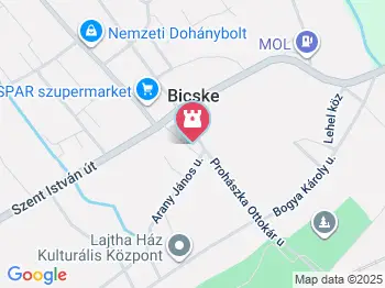 Hősi emlékmű Bicske a térképen