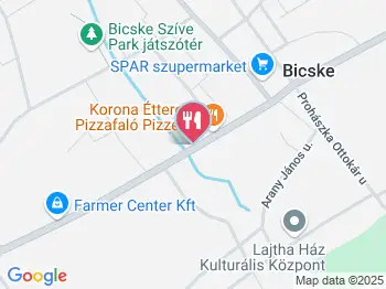 Marcsi Kifőzde Bicske a térképen