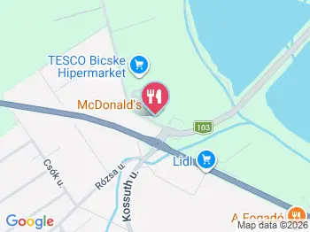 McDonald's Bicske a térképen