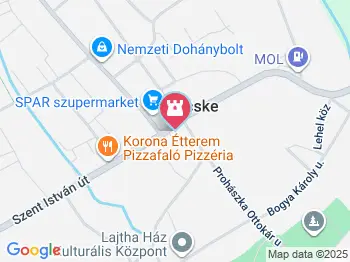 Szent István szobor Bicske a térképen
