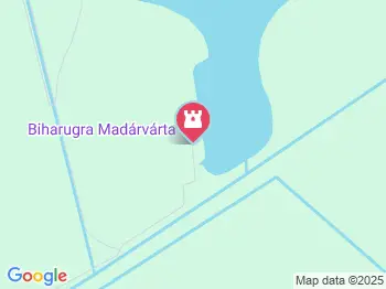 Bihari Madárvárta Biharugra a térképen