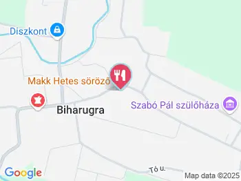 Makk Hetes Söröző Biharugra a térképen