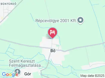 Eszter Apartman Bő a térképen