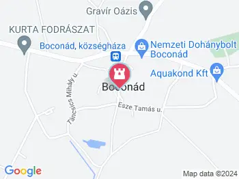 Szeleczky-kastély Boconád a térképen