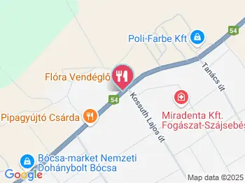 Dóra Kávézó & Cukrászda Bócsa a térképen