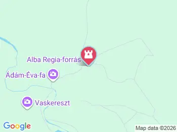 Alba Regia-forrás Bodajk a térképen