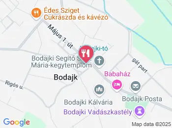 Gajavölgy Vendéglő Bodajk a térképen