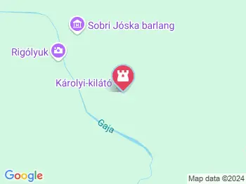 Károlyi-kilátó Bodajk a térképen