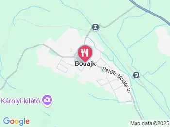 Sandokán Étterem & Panzió Bodajk a térképen