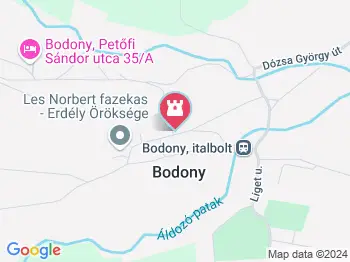 Kézművesház - Radics Kúria Bodony a térképen