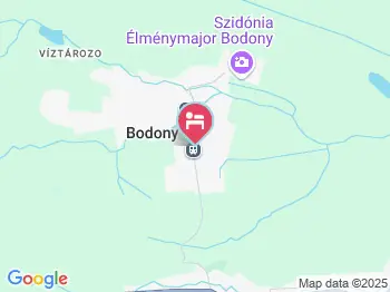 Kovács Vendégház Bodony a térképen