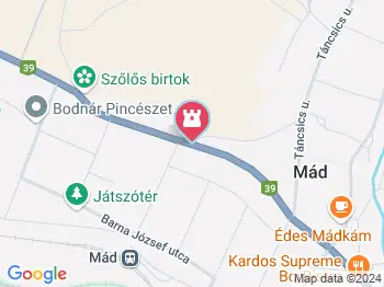 Magyar Motorok Múzeuma Bodrogkeresztúr a térképen