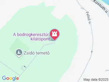 Panoráma Kilátó-Pont Bodrogkeresztúr a térképen