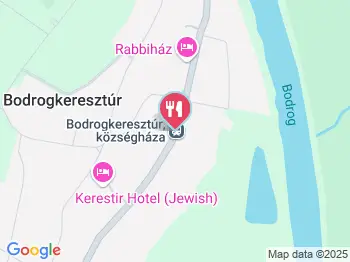Tündérrózsa Kávéház Bodrogkeresztúr a térképen