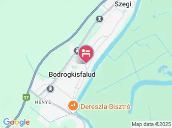 Zakator Vendégház és Pincészet Bodrogkisfalud a térképen